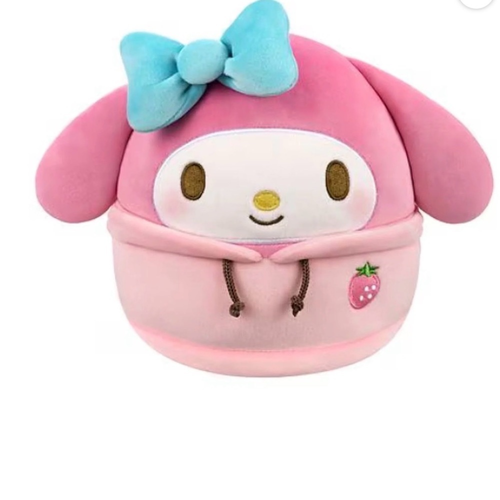 Squishmallows Sanrio My Melody Dabodabo Hoodie 10” Official Licensed Collectible